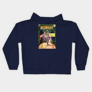 Midnight Angel Horror Comic Cover Kids Hoodie